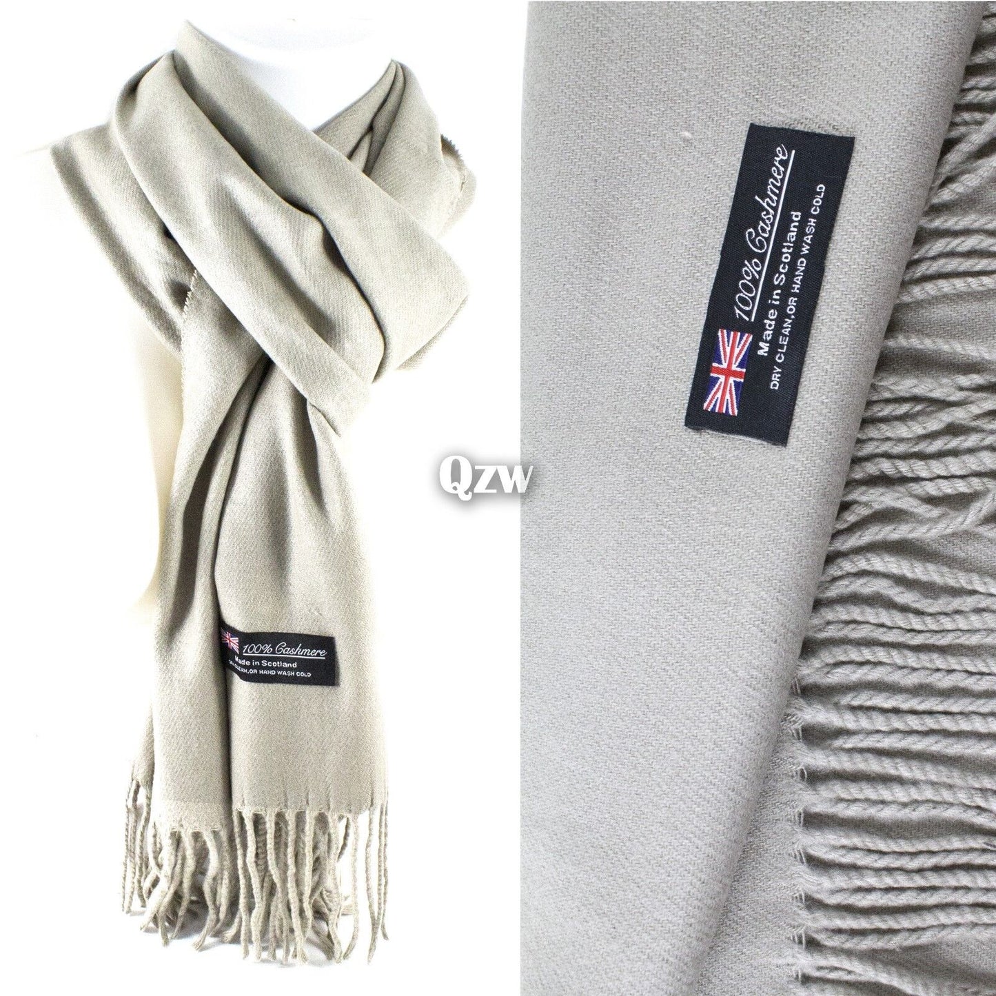 Womens Men 100% Cashmere Winter Warm Soft Scarf Scotland Made Scarves Wrap Wool